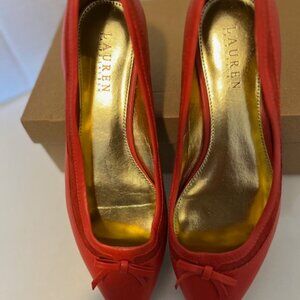 Lauren by Ralph Lauren leather flats.